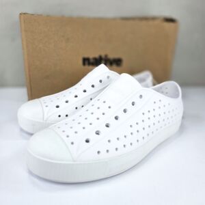 Native Jefferson Shell White Big Kids Size 6Y Slip-On Shoes 12100100-1999